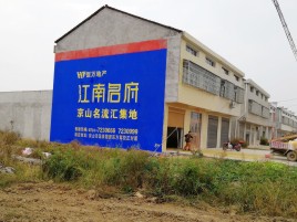 温州农村墙体广告在不同形式上面展现的不同特色